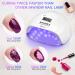 NAILGIRLS 150W UV LED Nail Lamp for Home Salon - Gel Polish Dryer with Timer Presets and Auto Sensor - White - Buy Online on GoSupps.com