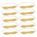 WOONEKY 10pcs Eyebrow Practice Skin Artificial Skin Waterproof Brow Pencil Eyebrow Fake Skin 22X3X0.2CM As Shown