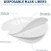 Flents Protechs Disposable Mask Liners - Non-Woven Extra Protection 50 Pack - White - Buy Online on GoSupps.com