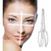 Tiuimk Stainless Steel Eyebrow Microblading Triangle Ruler - Silver - Buy Online on GoSupps.com