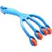 Huusuei Blue 4 Finger Massage Device - Plastic Roller Body Massager for Fatigue Relief in Buttocks Hips Head & Legs - Shop Now! - Buy Online on GoSupps.com