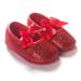 RVROVIC Baby Girl Moccasins Infant Princess Sparkly Premium Lightweight Soft Sole Prewalker Toddler Girls Shoes 0-6 Months 1 Red