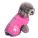 Queenmore Dog Winter Coat, Cold Weather Fleece Jacket for Dogs, Waterproof Reflective Reversible, for Small, Medium and Large Dogs Small Pink