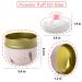 BBKON Large Powder Puff & Container Set - Romantic Feelings | Soft Body Powder Puff & Travel Case - Buy Online on GoSupps.com