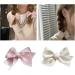 xbiez 1pair Mini Bowknot Shape Hairpins Hot Girls Ribbon Bowknot Hair Clip Makeup Hair Clip for Woman Ponytail Hair Clip Pink - Buy Online on GoSupps.com