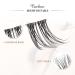 Cuckoo DIY Eyelash Extension 100 Clusters Volume Lashes Set - 3D Effect, Glue Bonded Band for Natural Looking False Eyelashes - Buy Online on GoSupps.com