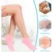 Silicone Moisturizing Socks Women Foot Spa Pedicure Silicone Socks Foot Mask Exfoliating Beach Protective Gel Socks Anti Slip Aloe Socks for Dry Cracked Feet Calluses Foot Care (Pink) - Buy Online on GoSupps.com