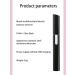 Sonic Smooth Eyebrow Trimmer - Rechargeable Electric Facial Hair Remover for Women | Painless Precision Grooming Tool for Face Chin Neck & Upper Lip (Black - Buy Online on GoSupps.com