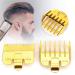 Vintage Oil Head Hair Clipper Limit Comb Positioning Tooth Electroplating Guide Comb Haircut AccessorySilver Normal Model:general Limit Comb Suitable for Max (Gold caliper Gold caliper 1.5MM+4.5MM