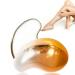 Nano hair remover hair removal without shaving crystal hair remover for women and men reusable hair -distant pain -free stone for body legs arms back (gold)