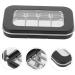 Palette Magn tique Vide 2 Pi ces Petit Format en Plastique Abs Noir Mat Porte-maquillage pour Fards Paupi res et Surligneurs Voyage Compacte - Buy Online on GoSupps.com
