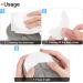 HARFINGTON 2 Pair Shoe Sole Protector for Sneakers - Self-Adhesive Non-Slip Heel Plates Size 10-11 for Men & Women Transparent - Buy Online on GoSupps.com