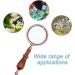 10X Magnifying Glass Antique Handheld Magnifier Loupe Optical Glass Magnifying Glass Reading Magnifier Aid Loupe for Seniors Reading Books Newspaper Learning Fault Finding Vision - Buy Online on GoSupps.com