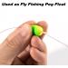 Dr.Fish 30 Pack Oval Foam Trout Fishing Floats - Large Red and Yellow Strike Indicator for Walleye, Catfish, Pompano - Crawler Harness Bead Stopper Sinker Stops - 1/2 *4/5 Size - Buy Online on GoSupps.com