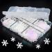Christmas Glitter Nail Snowflakes Sequins Nail Art Decals Manicure Tips Decoration 6 Grids/Box For Women Gifts Snowflake Glitter Stickers - Buy Online on GoSupps.com