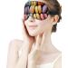 Soft Comfortable Sleep Mask | Adjustable Eye Mask | Macaron Biscuit Flavor | Perfect for Travel & Work - Men & Women - Buy Online on GoSupps.com