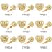 Kisbeibi Baby Pacifier with Clip - Diamond Golden Initials 2-Piece Weaning Set for Boys & Girls (Letter M) - Shop Now! - Buy Online on GoSupps.com