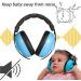 Kids Noise Cancelling Headphones - Adjustable Baby Ear Defenders for Hearing Protection - Pink Earmuffs for Children 0-3 - Ideal for Sleeping, Airplane Travel - Buy Online on GoSupps.com