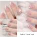 Adhesive Decals Black Blue Green DIY Manicure Wave French French Tips Nail Stickers Silver White 3D(STZ-CS063) - Buy Online on GoSupps.com