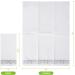 LEKOCH 100 PCs Premium White & Gray Disposable Napkins - Air Laid Fabric for Weddings 43x30 cm - Elegant Gray Design - Buy Online on GoSupps.com