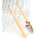 MEISH Wooden Ladder for Parrots with Five Rugs Wooden Ladder Cage Hanging Bird Climbing Toys Parrot Step Ladders for Bird parrot hamster - Buy Online on GoSupps.com