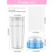 EBANKU 2 PCS Blue Clear Silicone Nail Art Stamper Kit - Transparent Soft Jelly Stamper for Manicure Tools (2 Styles) - Buy Online on GoSupps.com