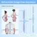 Bilbear Yoga Sticks for Posture Correction - Retractable Back Brace & Stretching Tool for Women, Men, and Children (Blue) - Buy Online on GoSupps.com