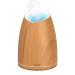 muson Sound Machine Diffuser Cool Mist Humidifier Diffuser for Essential Oil with Soothing Sound Music & 7 Color Mood Lights, Auto Shutoff (Wood Grain, Vase Shape)