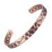 Magnetic therapy arthritis bracelet made of pure copper for men effectively relieves arthritis and carpal tunnel pain.Magnetic field therapy has a slight influence on lymphatic drainage (B)