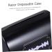 FRCOLOR 8 Pack Razor Blade Storage Box - Safe Disposal Container for Men's Razors - Black 1 Piece Pack - Buy Online on GoSupps.com
