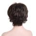 Sallcks Short Layered Brown Wig - Fluffy Synthetic Hair Replacement for Women, Ideal for Daily Wear, Parties & Halloween - Buy Online on GoSupps.com