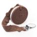 Tough ring for babies baby sows toys silicone-hers ring rudder gripper toys BPA-free biscuit form children's toys for babies from 3 months (brown)