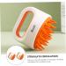 Frcolor Shampoo Massage Brush - Children's Hair Bathing Accessory Wet & Dry Head Skin Massager | 8x8x8.1cm Orange - Buy Online on GoSupps.com