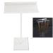 Universal Double-Sided Transparent Acrylic Hair Extension Holder | Large & Reusable | 58 cm Height & 33 x 12 cm Scoreboard | Ideal for International Shipping - Buy Online on GoSupps.com