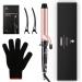 Curling Iron 1.5-inch Dual Voltage Instant Heat with Tourmaline Ceramic Coating for Smooth Curls - Rose Gold - Buy Online on GoSupps.com