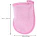Exceart Soft Cleaning Gloves Set with Makeup Remover Cloth - Pink | Effective International Shipping - Buy Online on GoSupps.com