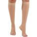 Eurobuy Open Toe Stockings - 23-32 mmHg Varicose Vein Calf Sleeves | Skin Tone Options for Comfort & Style - Buy Online on GoSupps.com
