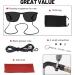 OCCI CHIARI Retro Oversized Reading Sunglasses Men | Stylish Full Lens Sun Readers 1.0 - 3.5 | Black 1.25 - International Shipping Available - Buy Online on GoSupps.com