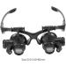 Magnifying Glasses Headband Magnifier 10X 15X 20X 25X Magnification Adjustable LED Light Magnifier Jewellery Watch Repair Magnifying Glass Tool - Buy Online on GoSupps.com