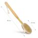 Nature Boar Bristle Body Brush with Bamboo Handle - Exfoliating Shower & Bath Scrubber for Dry Skin, Cellulite Reduction & Massage - Buy Online on GoSupps.com