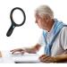 Magnifying Glass Led Magnifier 1.8X 5X Illuminated Magnifier Handheld with 12 Led Lights Reading Magnifying Glass Double Glass Lens for Seniors Read Coins Stamps Map  - Buy Online on GoSupps.com