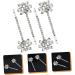 Angoily 8 Pairs Bridal Rhinestone Barrette 90s Jewelry for Women Pearl Hair Accessories Pearl Hair Clips Hair Clips for Women Highlights Hair Dye Kit Pin Miss Wedding Zinc Alloy - Buy Online on GoSupps.com