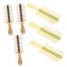 Healvian Peignes Poux Large et Fins Double Face 6 Pi ces en Plastique pais avec Manche Ergonomique pour liminer Lentes Pellicules et Poux sur Cheveux pais Adultes Gar on et Filles