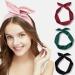 Yeshan Rabbit Ear Bow Headbands for Women - Set of 9 Solid Color Twist Wired Headbands for Yoga, Sports, and Hair accessory - Buy Online on GoSupps.com