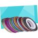 Mikinona 52 Rolls Decorative Duct Tape Nail Stickers - DIY Nail Art Striping Tape Kit - Buy Online on GoSupps.com