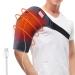 Comfheat Heated Shoulder Wrap USB Shoulder Heating Pads for Rotator Cuff Pain Upper Arm Muscle Relief 3 Heating Settings Portable Shoulder Heat Pad for Travel