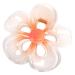 Floral Hair Clips Cute Acrylic Hawaiian Hair Clips | Women's Hair Barrettes Hair Styling Accessories Large Non-Slip Hair Clips for Beaches Orange1