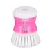 Palm Brush Dishwashing Brush Kitchen Brushes for Dish Pot Pan Sink Cleaning Automatic Liquid Brush