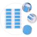 12 Replacement Rollers for Foot File - Coarse Refill Heads for Electronic Pedicure Tools - Blue - Buy Online on GoSupps.com