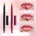 2 Pcs Retractable Dual End Lip Brushes for Lipstick and Concealer Makeup Application - Buy Online on GoSupps.com
